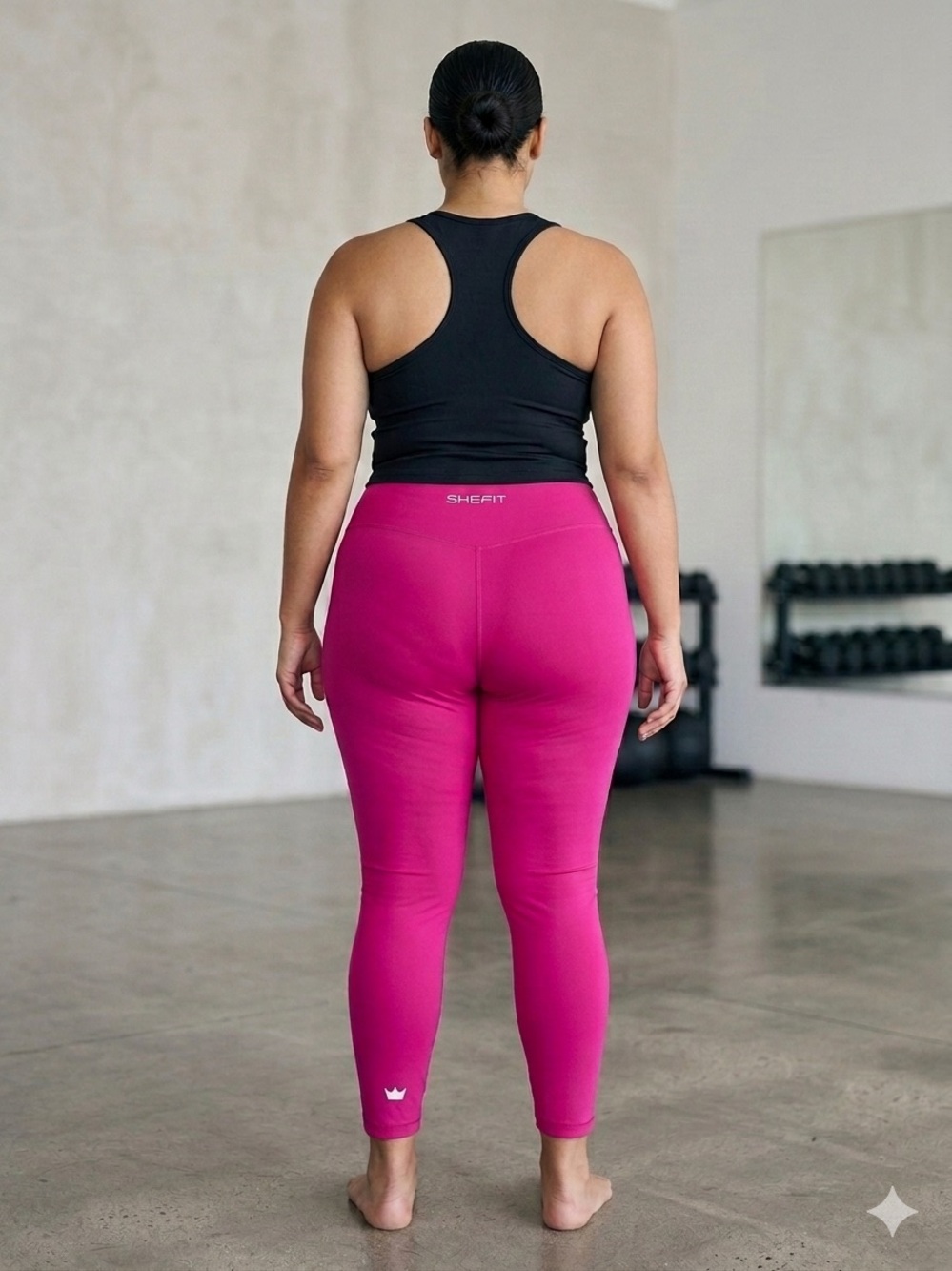 SHEFIT Boss Performance High Rise Leggings Berry Pink 2-3Luxe 18-20